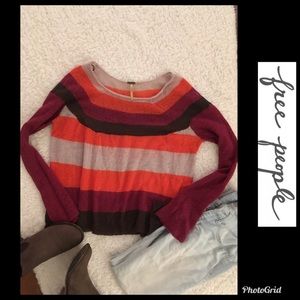 Free People Striped Sweater
